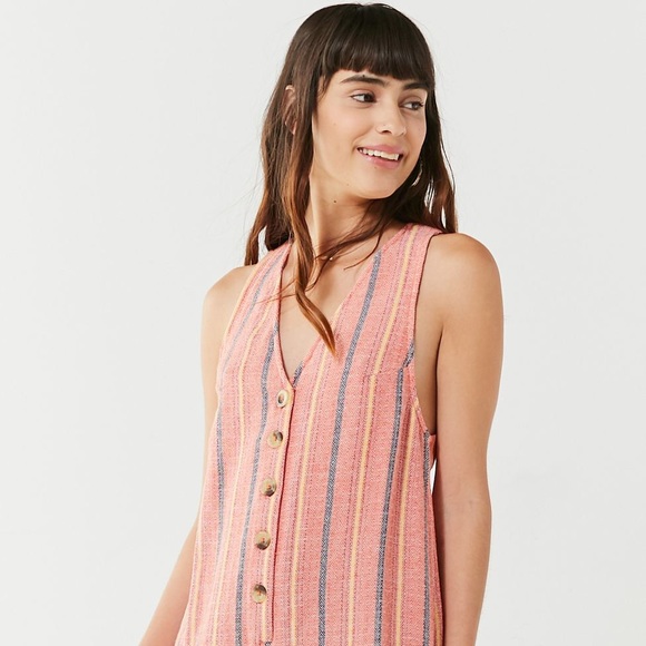 UO Jordan Button-Down Jumpsuit - Picture 2 of 6